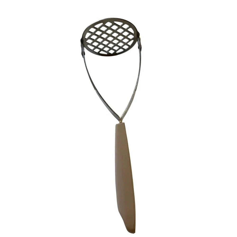 MCM Harvest Wheat FLINT Stainless Steel Utensil Food Masher Retro Vintage